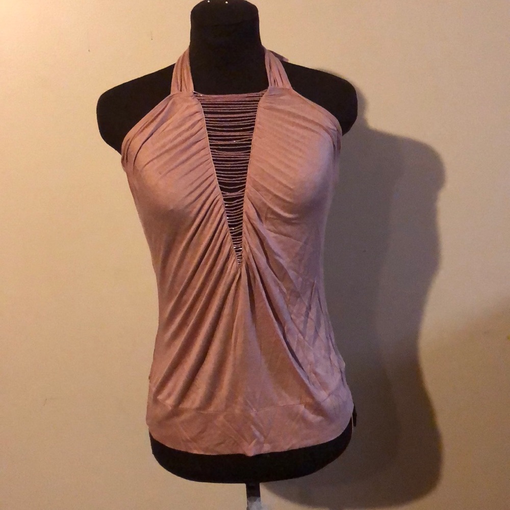 SIZE L women’s sleeveless halter neck blouse